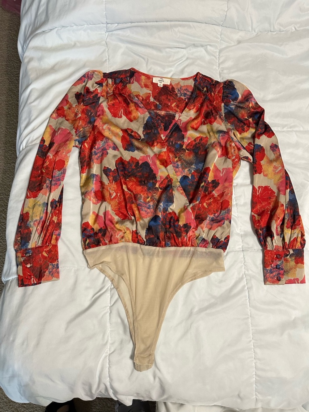 Entro Fall Bloom Bodysuit Size M